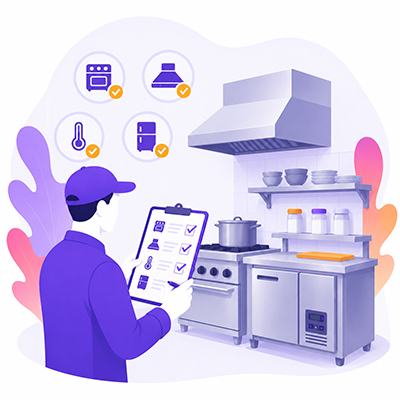 Schritt 1 – Küchen-Evaluation für Food Hero Group Franchise-Partner