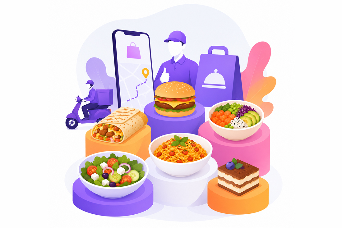 Mehrere Restaurantmarken, entwickelt von der Food Hero Group in der Schweiz